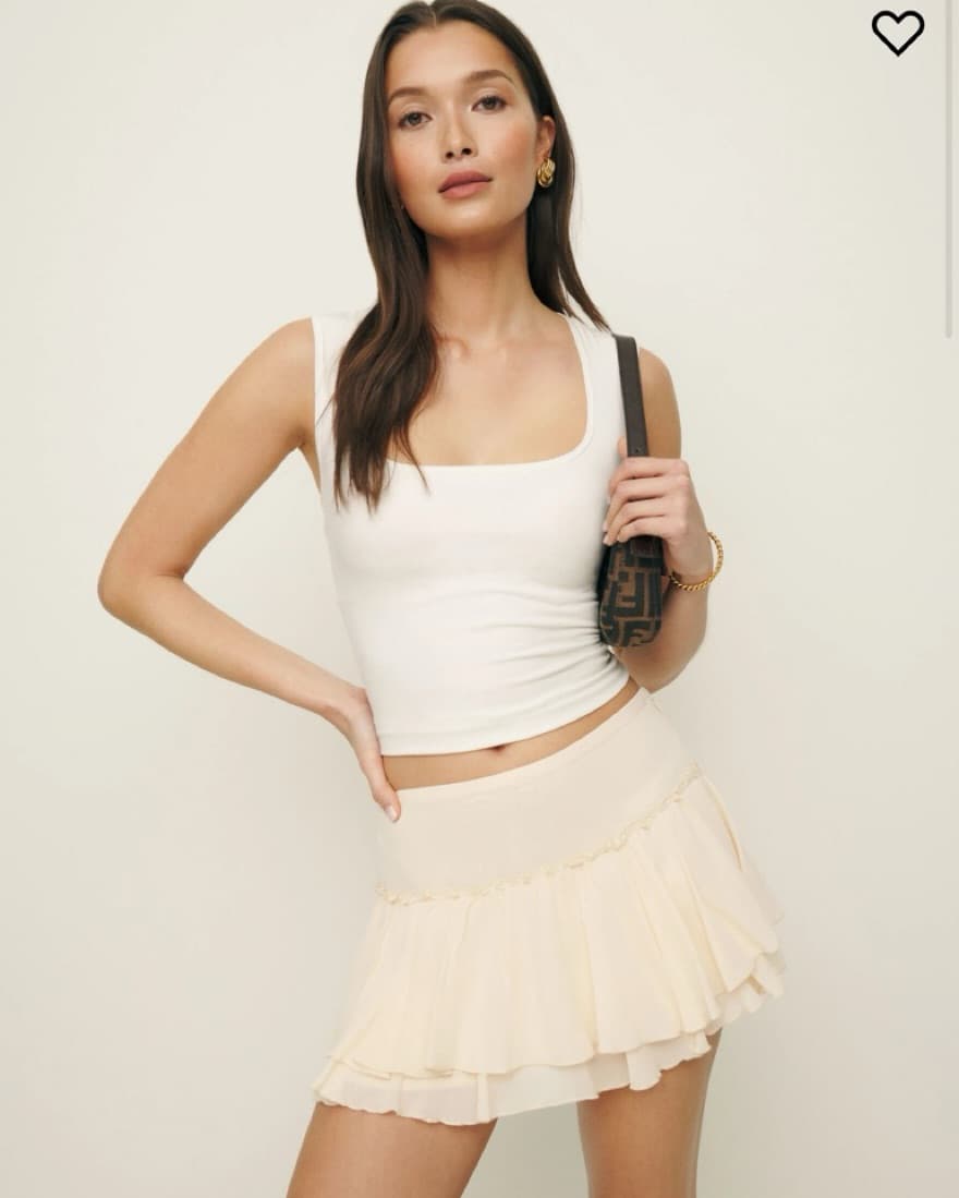 Reformation Adina Mini Skirt  - Image 1