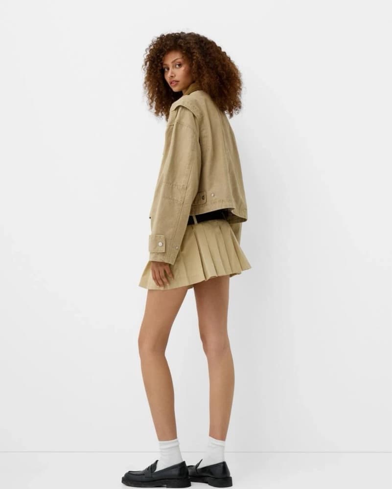 Beige Utility Jacket  - Image 2