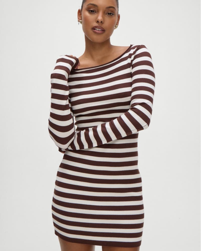 Frankie’s Bikinis Luca Knit Mini Dress  - Image 1