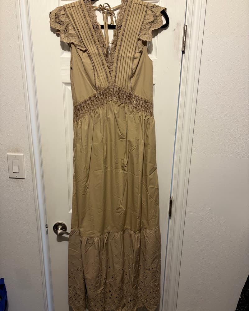 Self- Portrait Sleeveless Maxi Dress - Image 3
