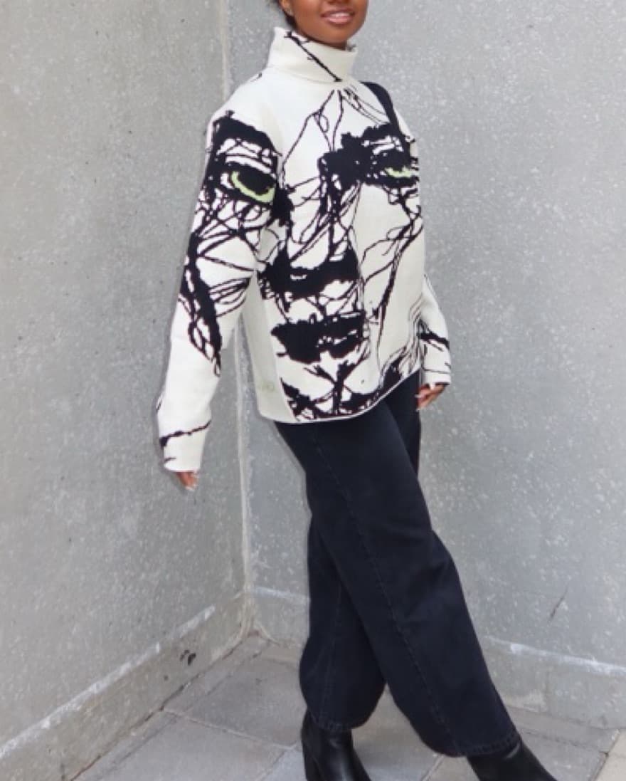 Kidsuper face Sweater - Image 1