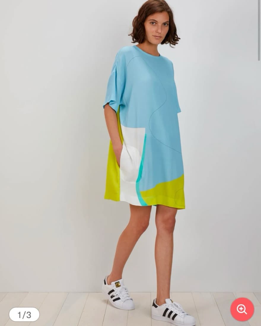 Vibrant Colorblock Midi Dress (the Kit) - Image 1