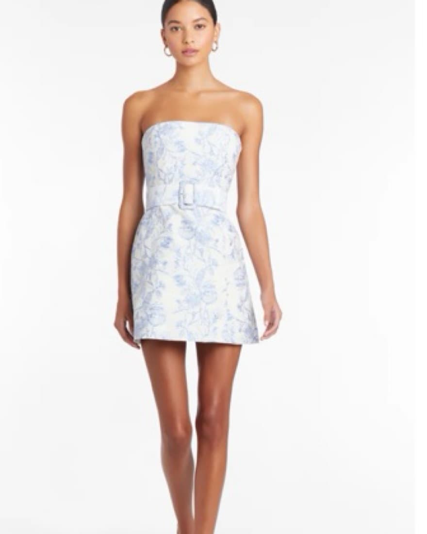 Amanda Uprichard Strapless Mini Dress - Image 2