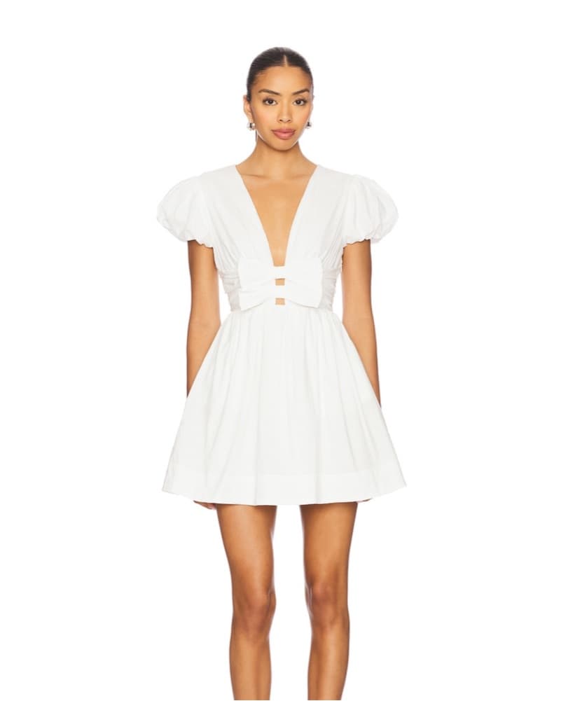 White Mini Dress - Image 1