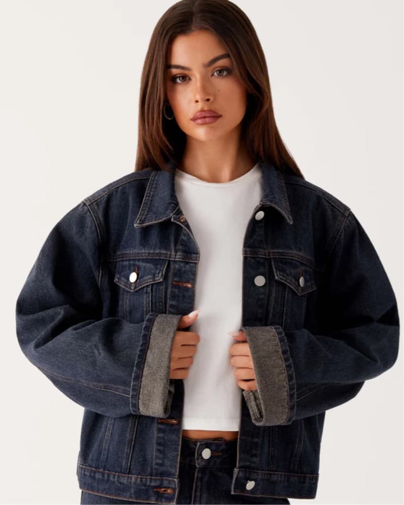 Oversized Denim Jacket - Image 1