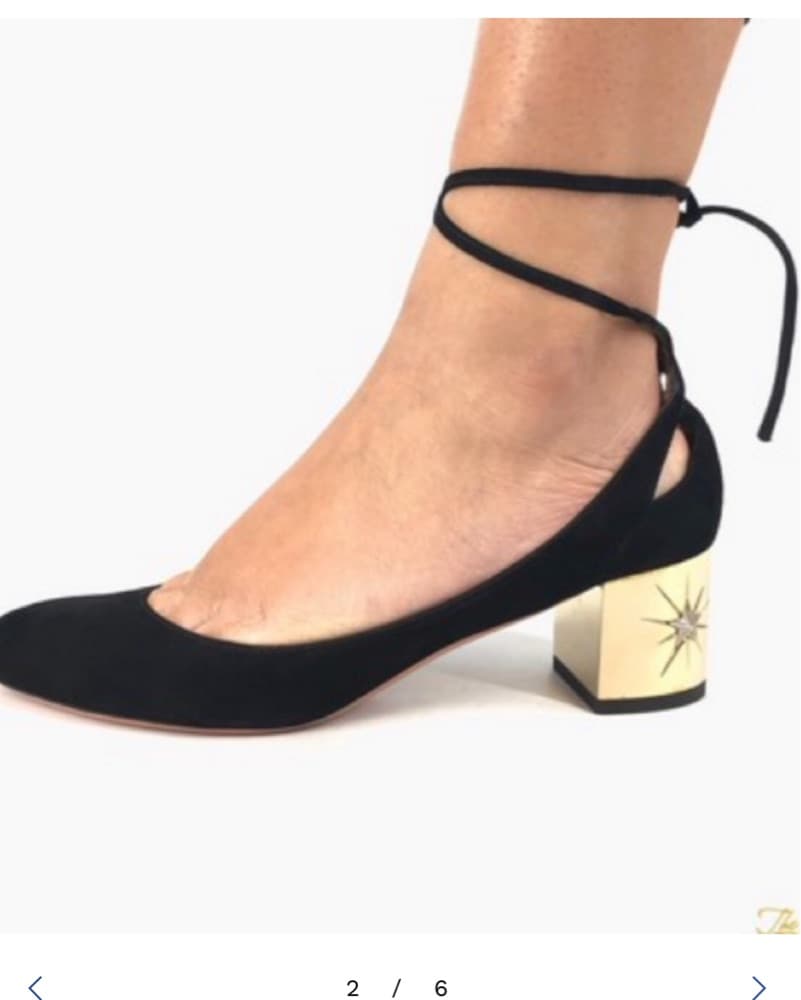 Aquazurra Ankle Strap Pumps - Image 1