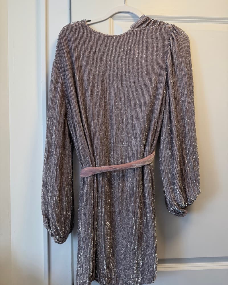 Retrofete Sequin Robe Dress  - Image 3