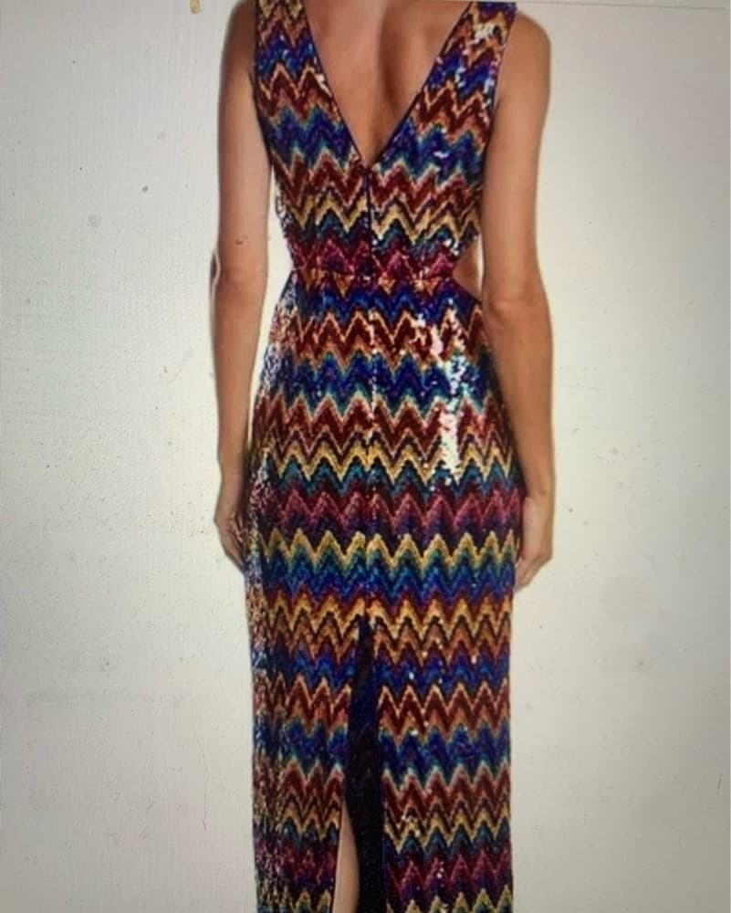Ramy Brook Sequined Cut-out Maxi Dress - Image 5