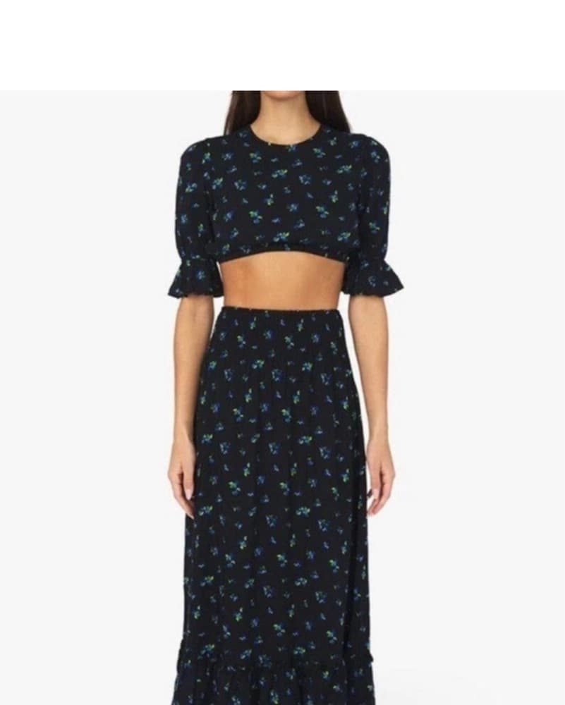 Weworewhat Floral Maxi Skirt And Too Set - Image 1