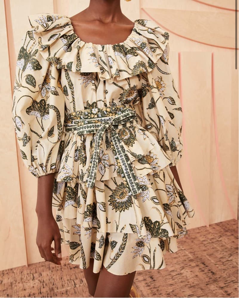 Ulla Johnson Giselle Dress Lemonbalm - Image 1