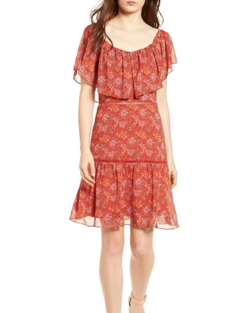Rebecca Minkoff Lynne Dress Floral 0 - Image 1