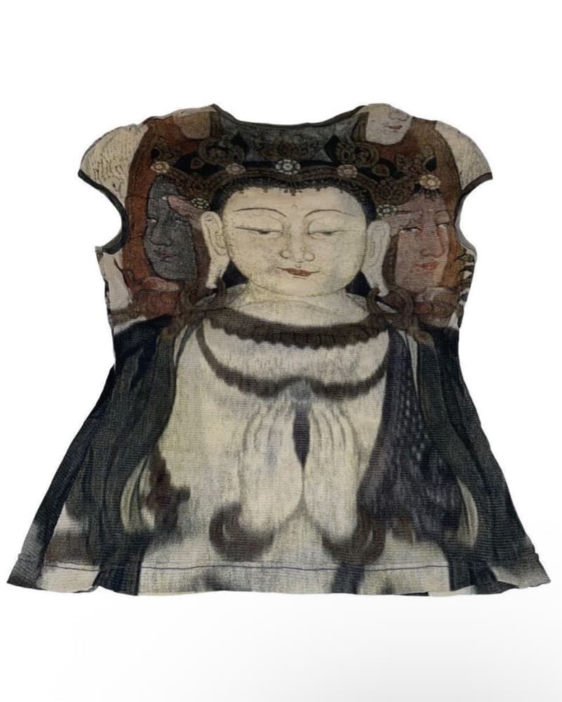 Vivienne Tam Mesh Buddha Sheer Top - Image 5