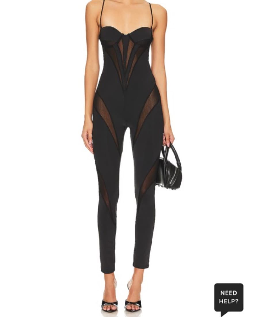 Black Corset Jumpsuit - Image 3