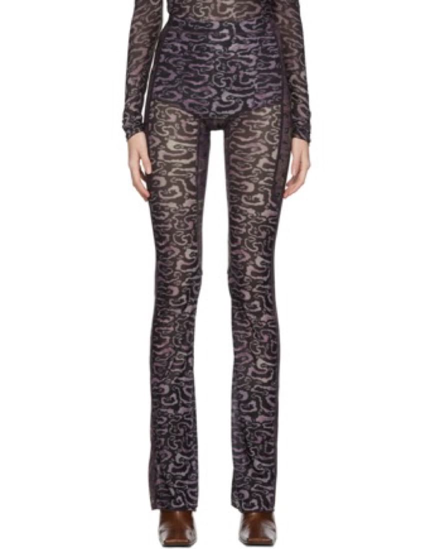 KNWLS Halycon Purple Sheer Trousers  - Image 1