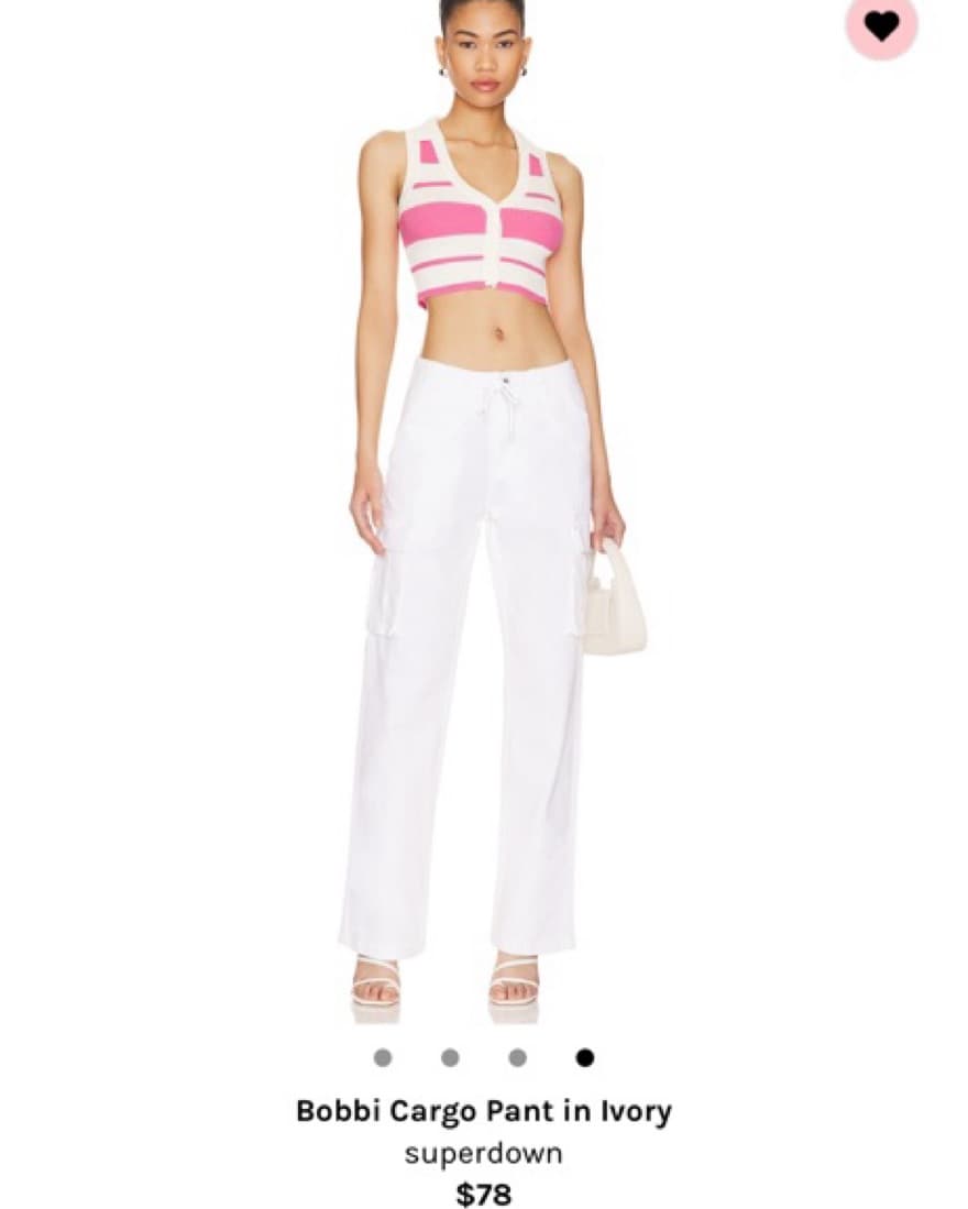 Superdown White Cargos  - Image 3