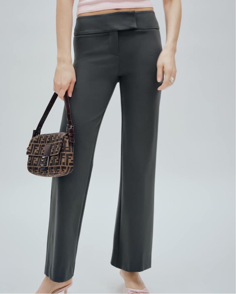 Reformation Palmer Cropped Knit Pant - Image 3