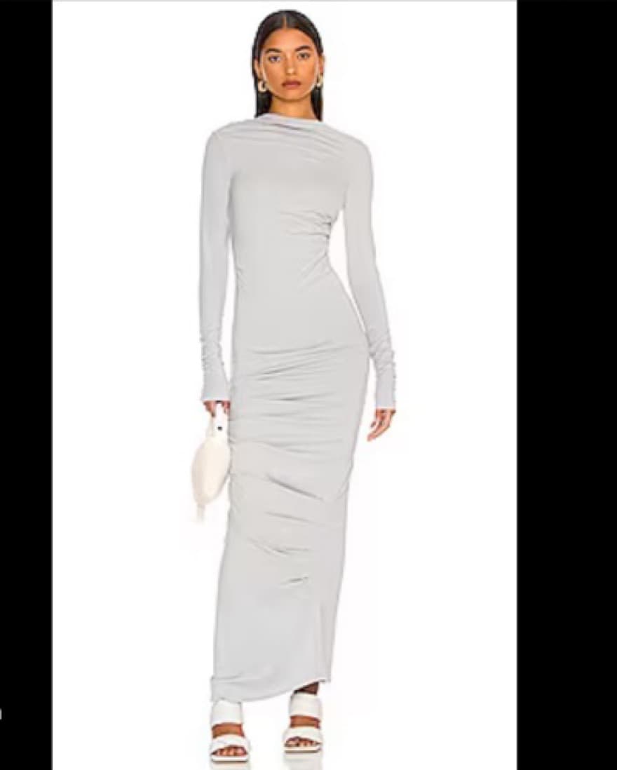 The Line By K Asher Dress In Silver - Image 2
