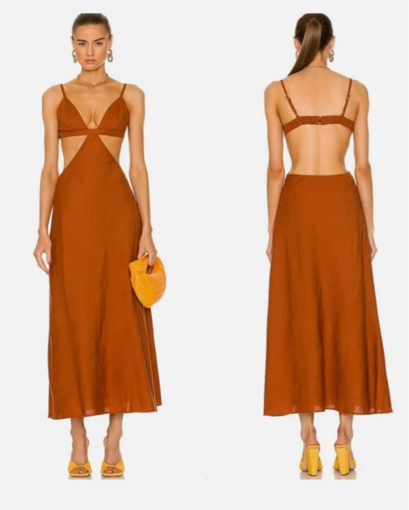 Cult Gaia Linen Dress - Image 1