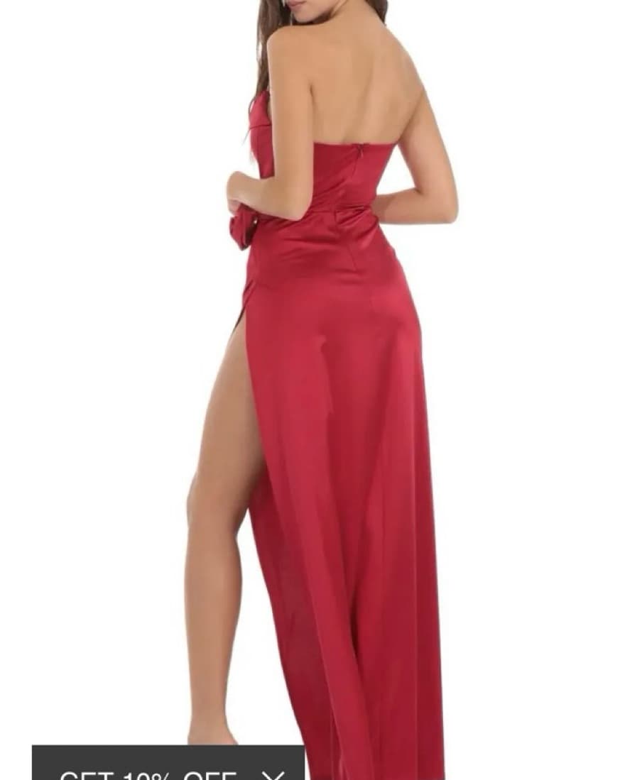 Lucy In The Sky Red Maxi Dress - Image 2