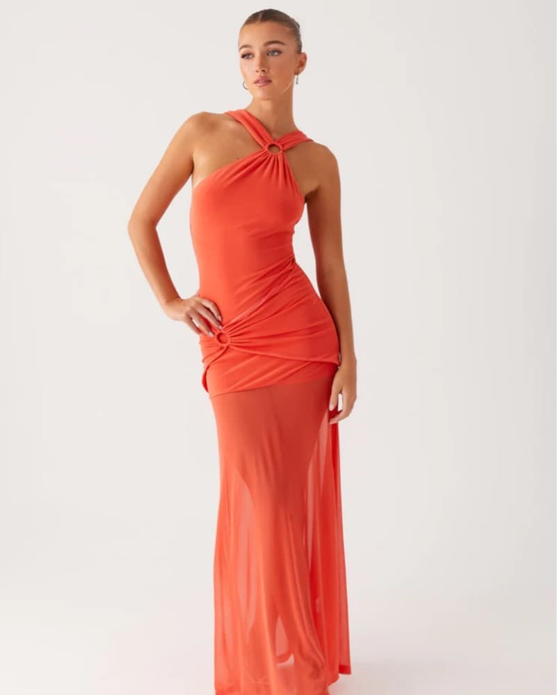 Peppermayo Kavala Maxi Dress Coral  - Image 2