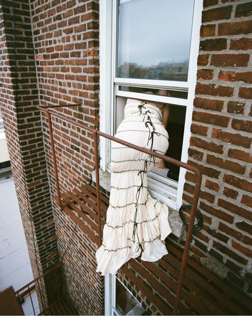 Mirror Palais Ruffle Tunnel Gown Shell - Image 5