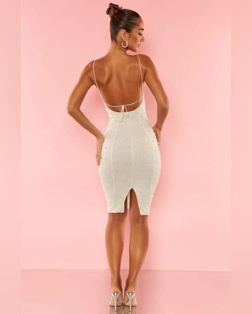 Oh Polly White Dress - Image 2