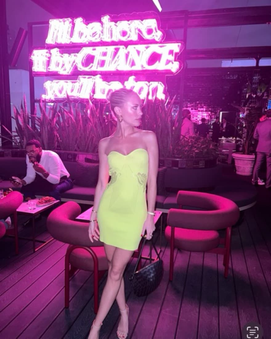 Self portrait Green Mini Dress - Image 3