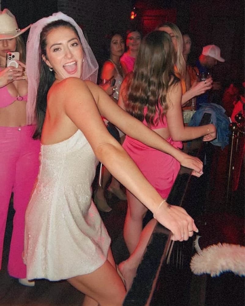 White Sequin Halter Mini Dress - Image 4