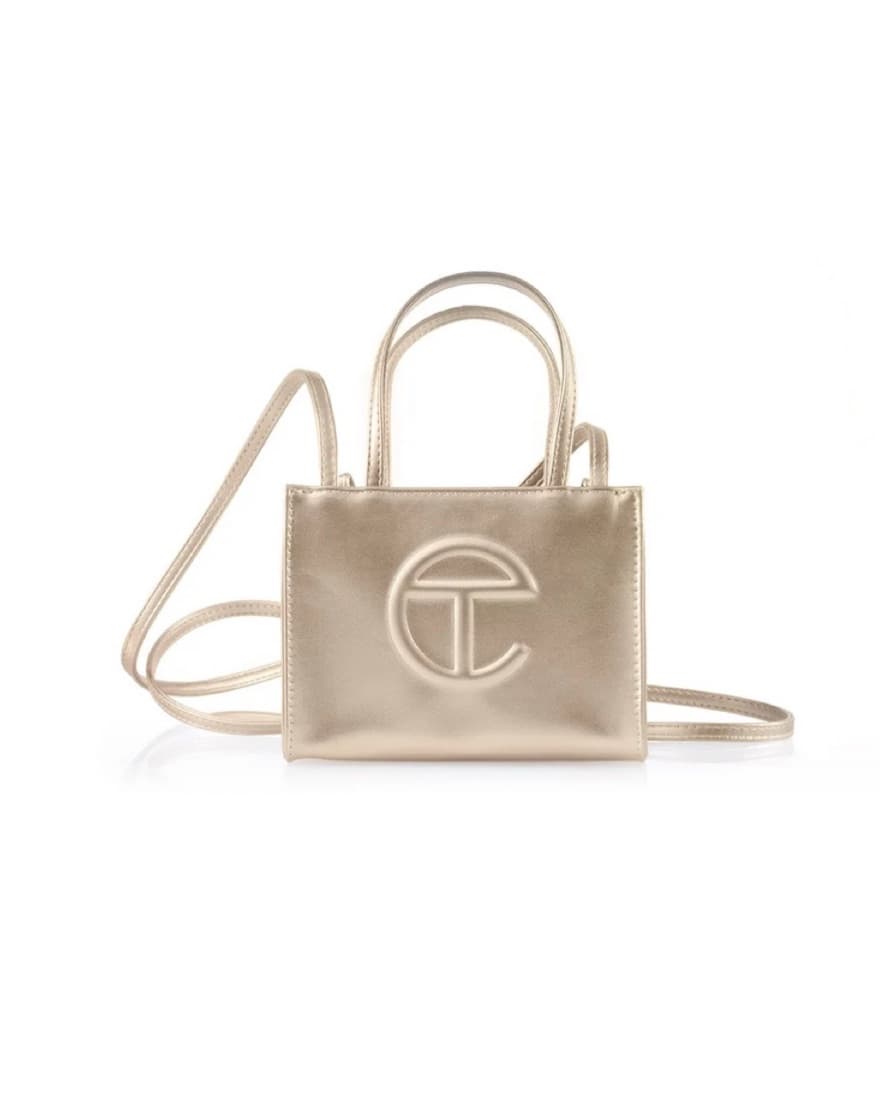 Telfar Small Shopping Bag - Gold - Image 1