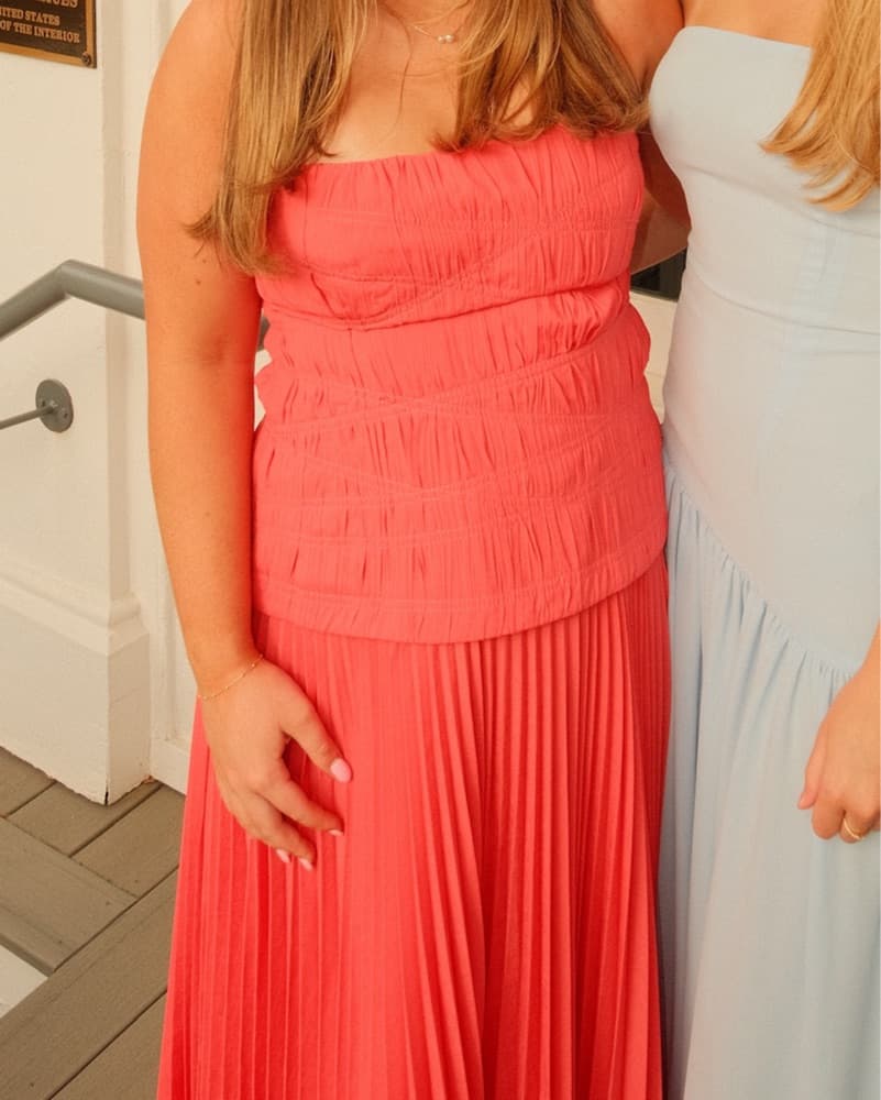 Acler Bristol Strapless Midi Dress - Image 3