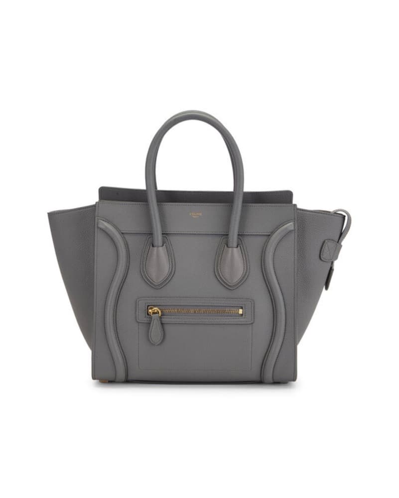 Celine Gray Mini Phantom Purse - Image 1