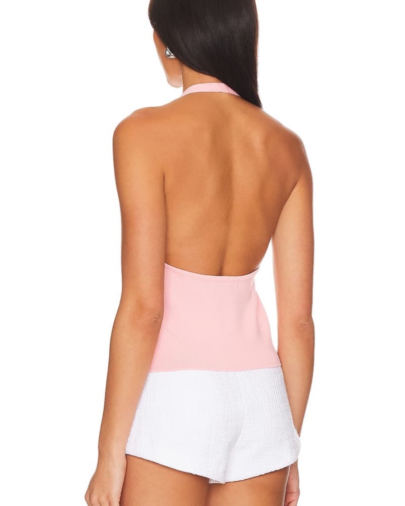 Chic Halter Top in Blush - Image 3