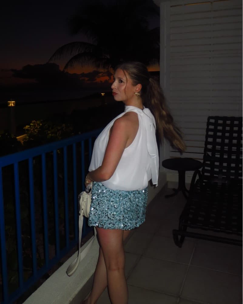 Peppermayo Mini Sequin Skirt - Image 2