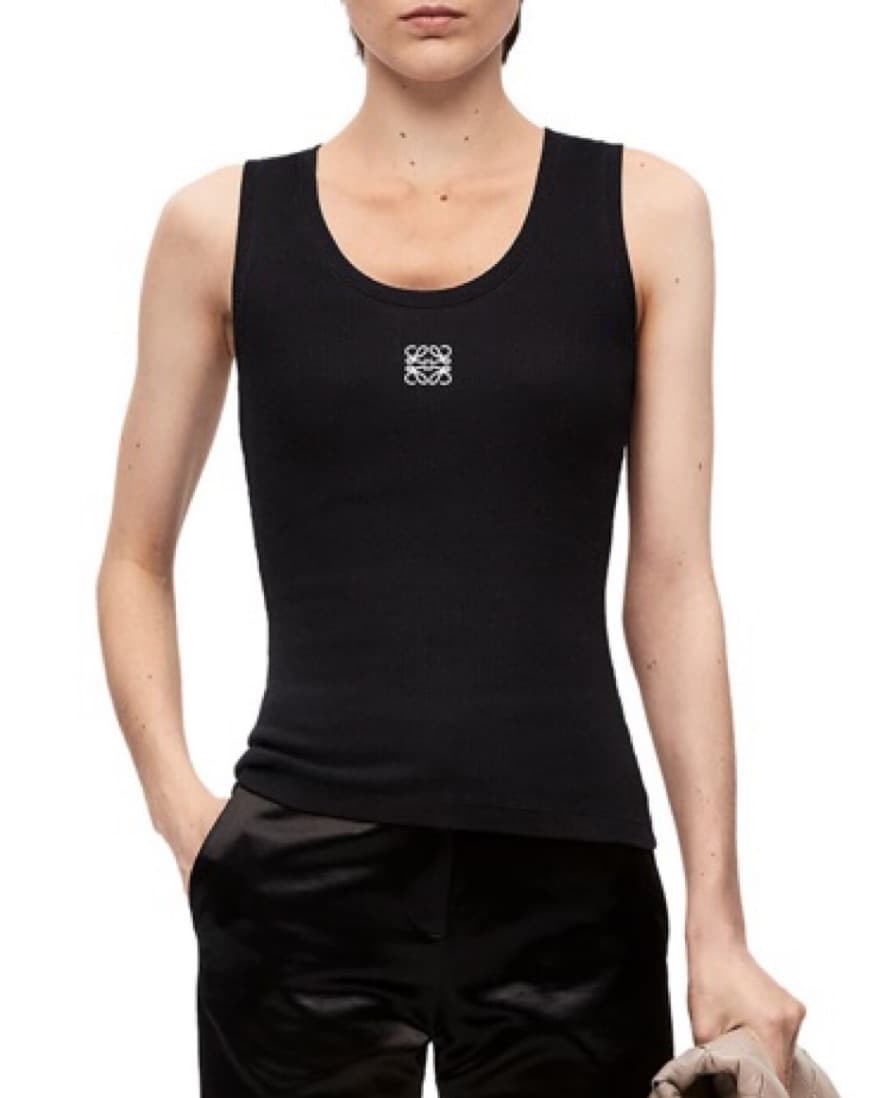 Loewe Black Anagram Tank Top  - Image 2