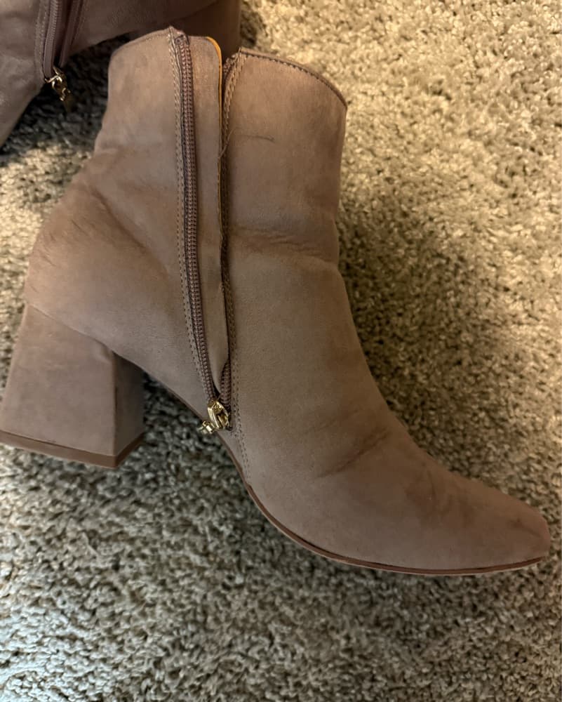 Chic Taupe Ankle Boots - Image 2