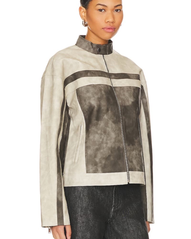 Superdown Faux Leather Moto Jacket - Image 3