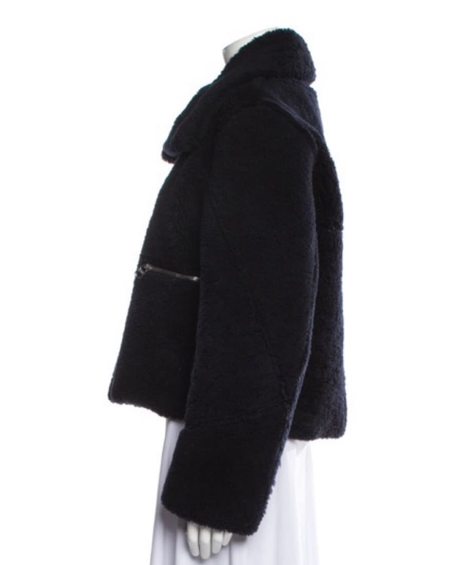 Sandro Navy shearling  - Image 2