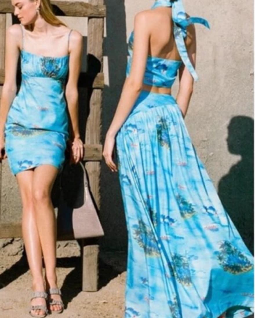 Staud Kona Island Set Halter and Skirt - Image 4
