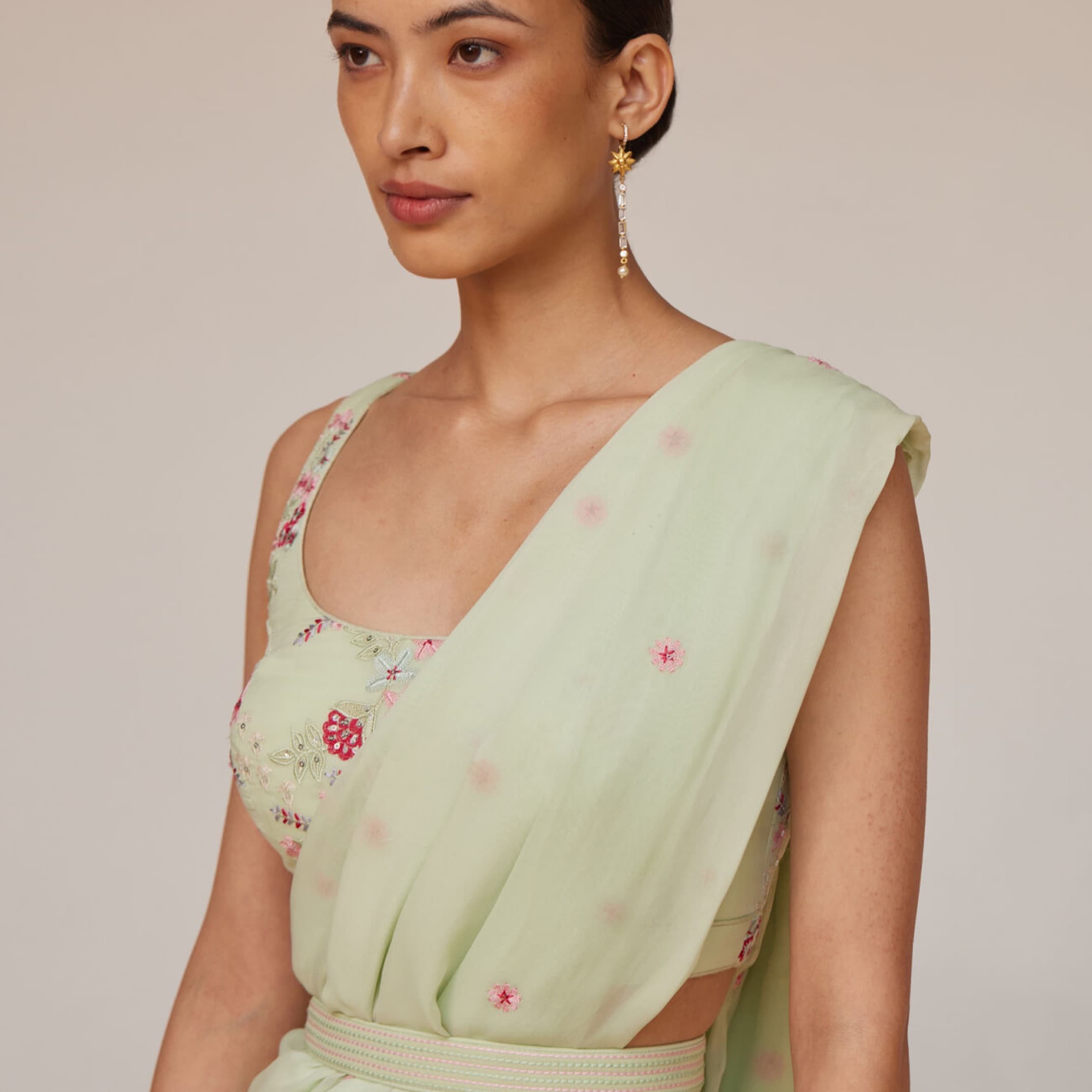 Formal Indian Saree - Image 3