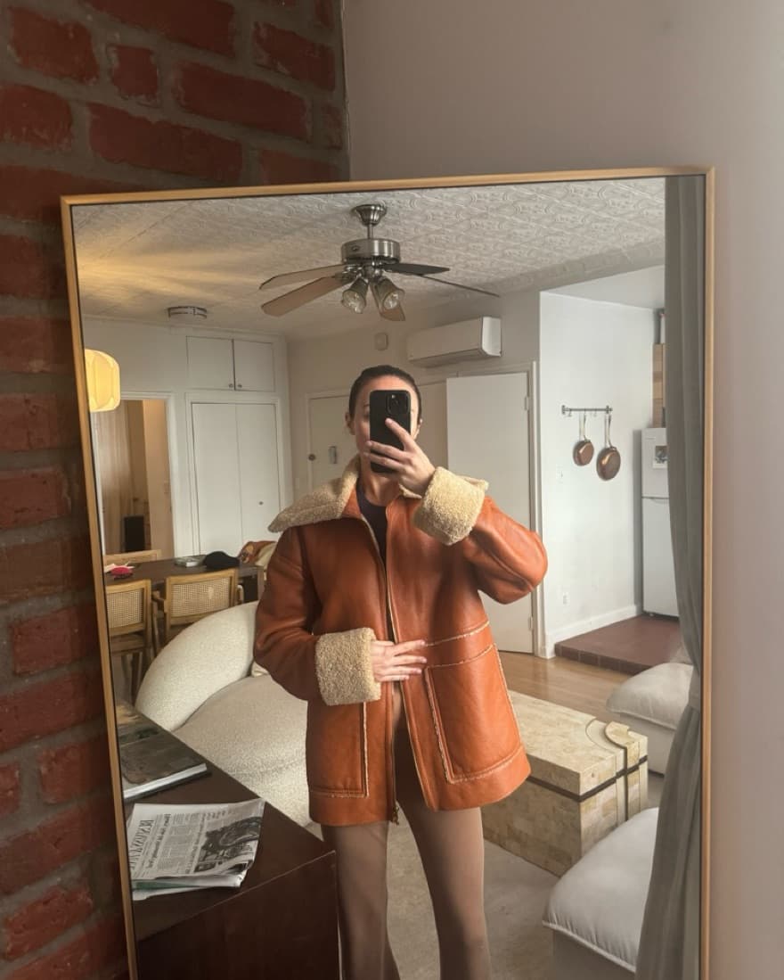 Nanushka Shearling Coat - Image 6