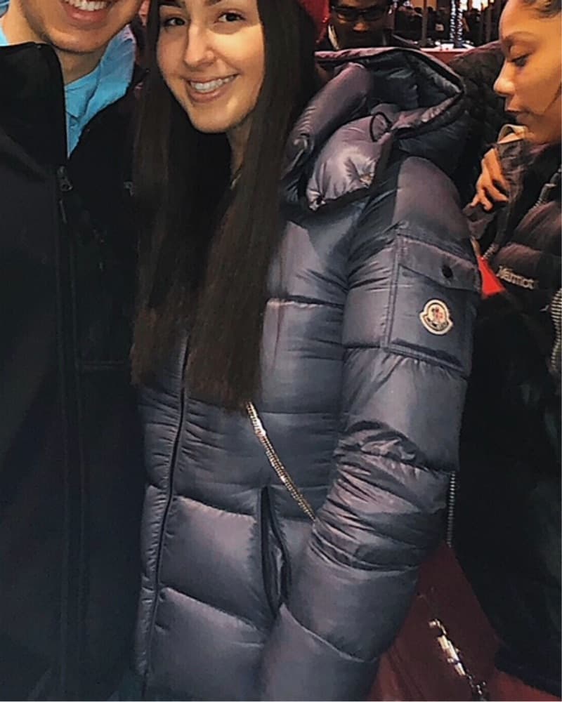Moncler Down Hooded Jacket Light Purple - Image 2
