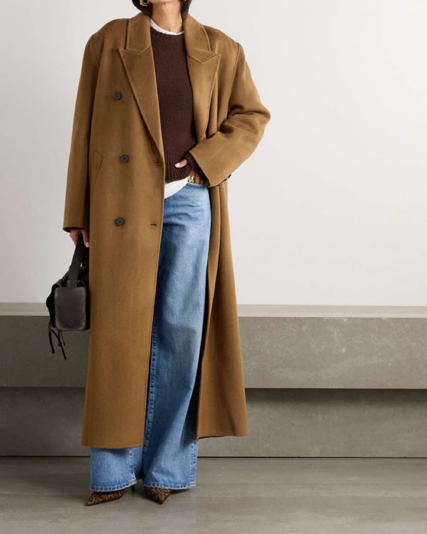 Frankie Shop Gaia Coat In Camel  - Image 1