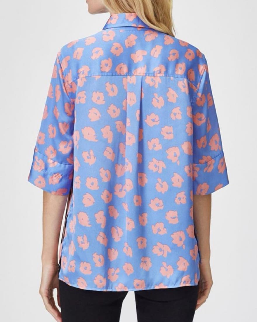 Silk Floral Button Up Shirt  - Image 3
