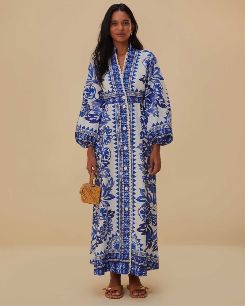 Farm Rio Flora Tapestry Maxi Dress - Image 2
