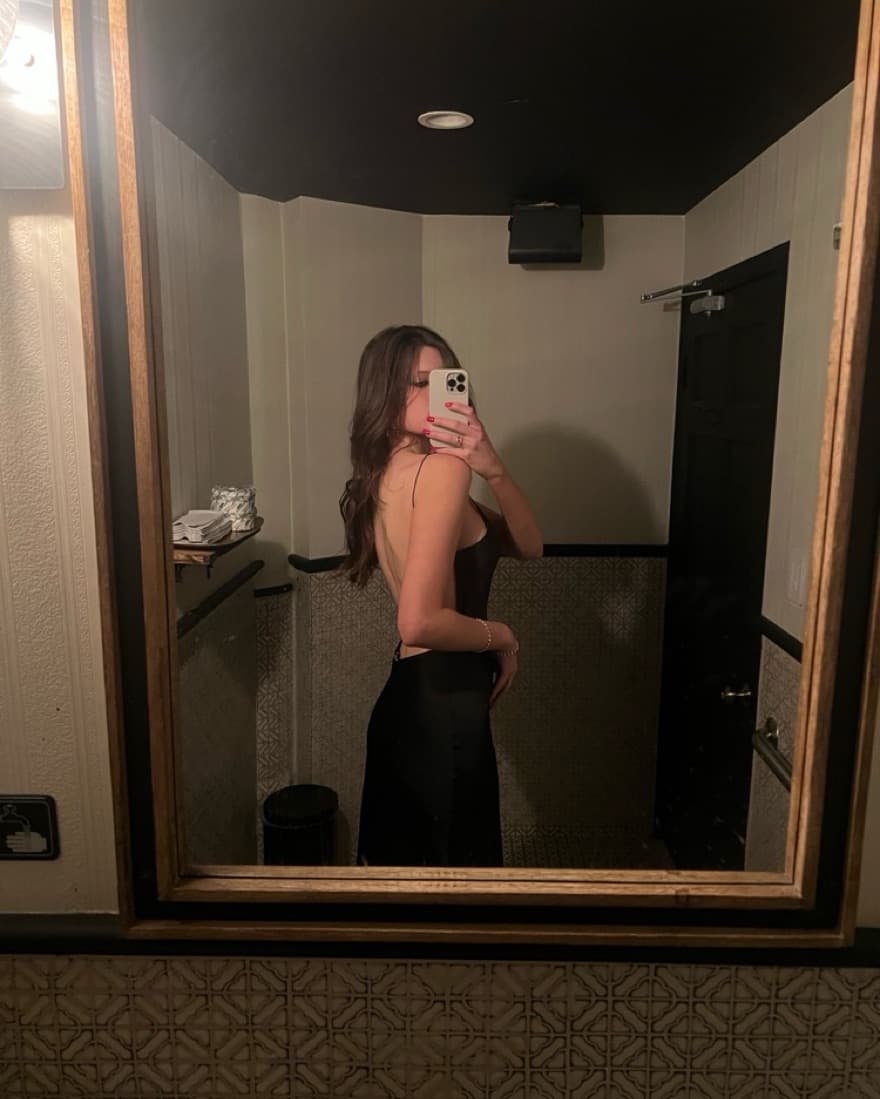 Black Low Back Gown - Image 4