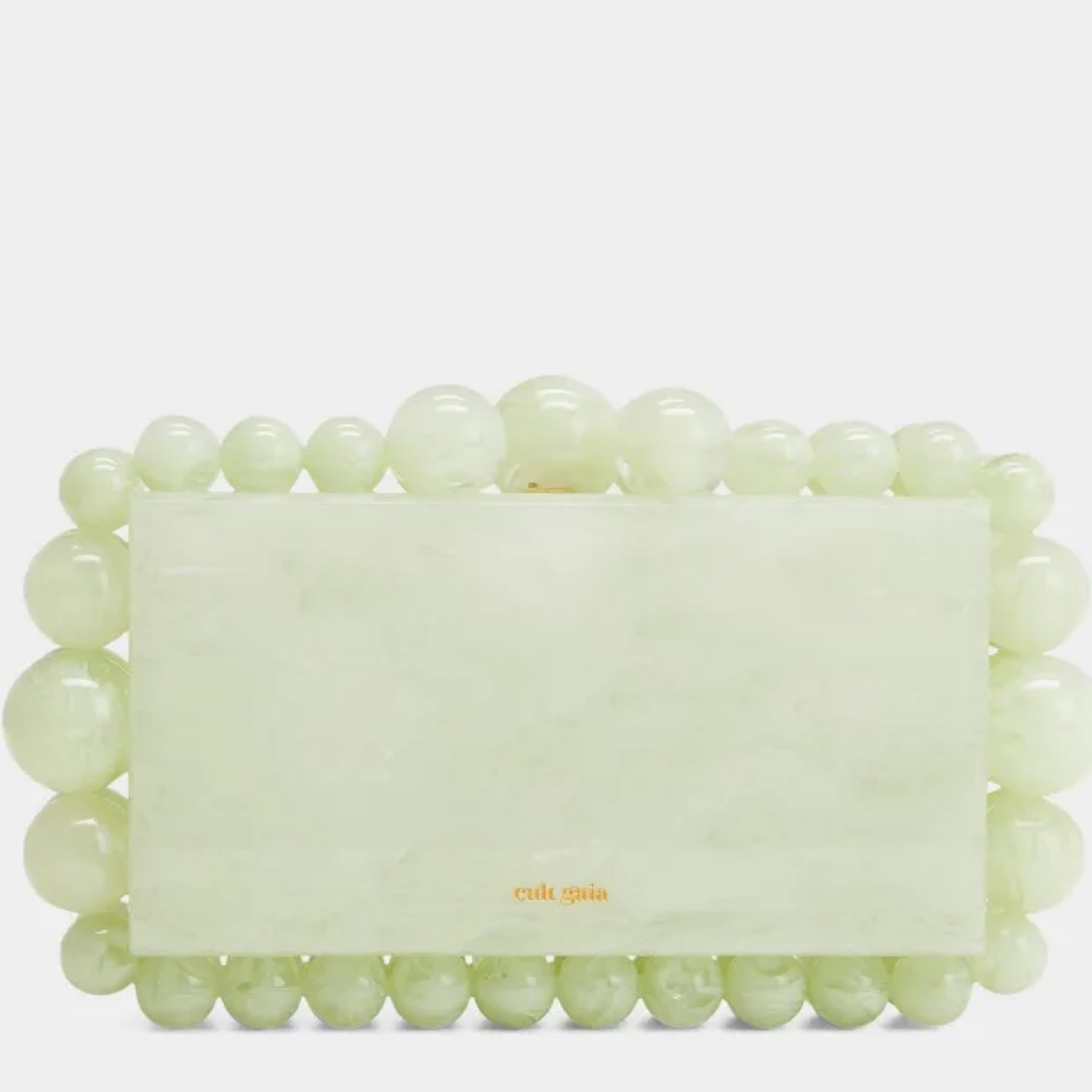 Cult Gaia Eos Marbled Acrylic Clutch - Image 3