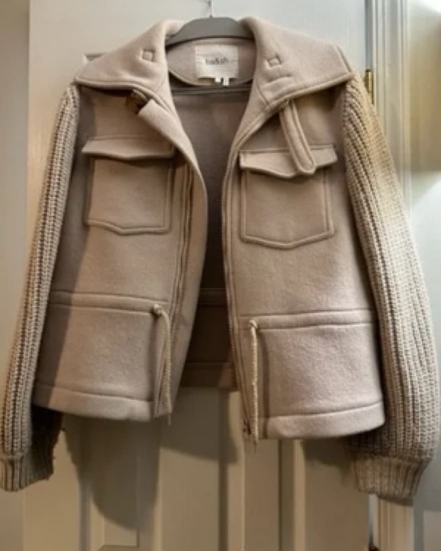 BA&SH Knitted and Fleece Utility Jacket - Image 1