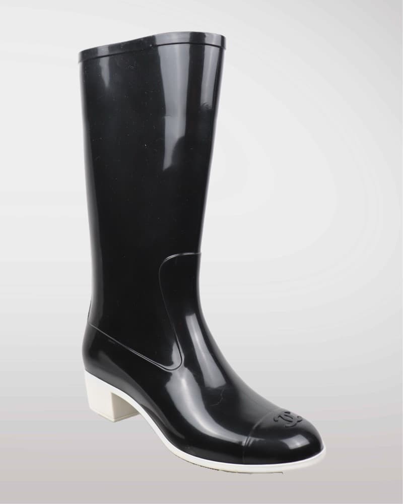 Chanel 'CC' Rain Boots | EU36 - Image 3