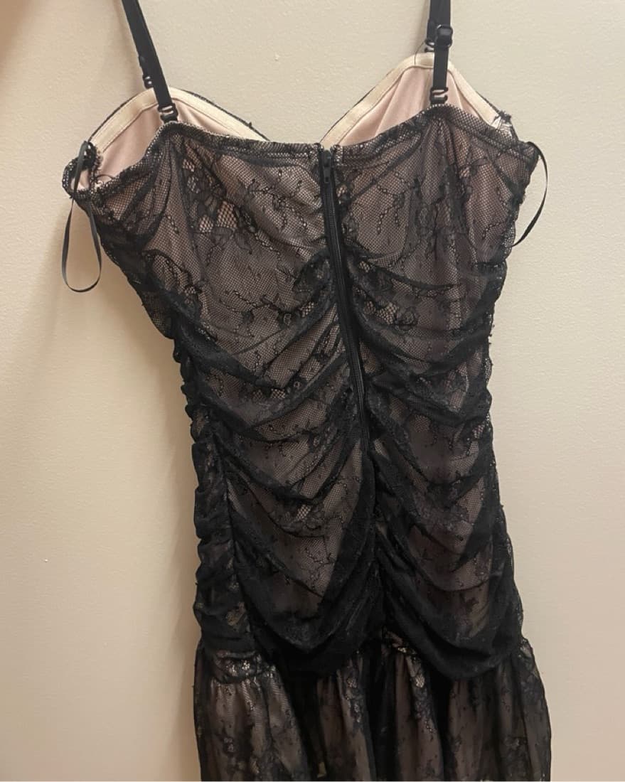 Lace Black Dress  - Image 3