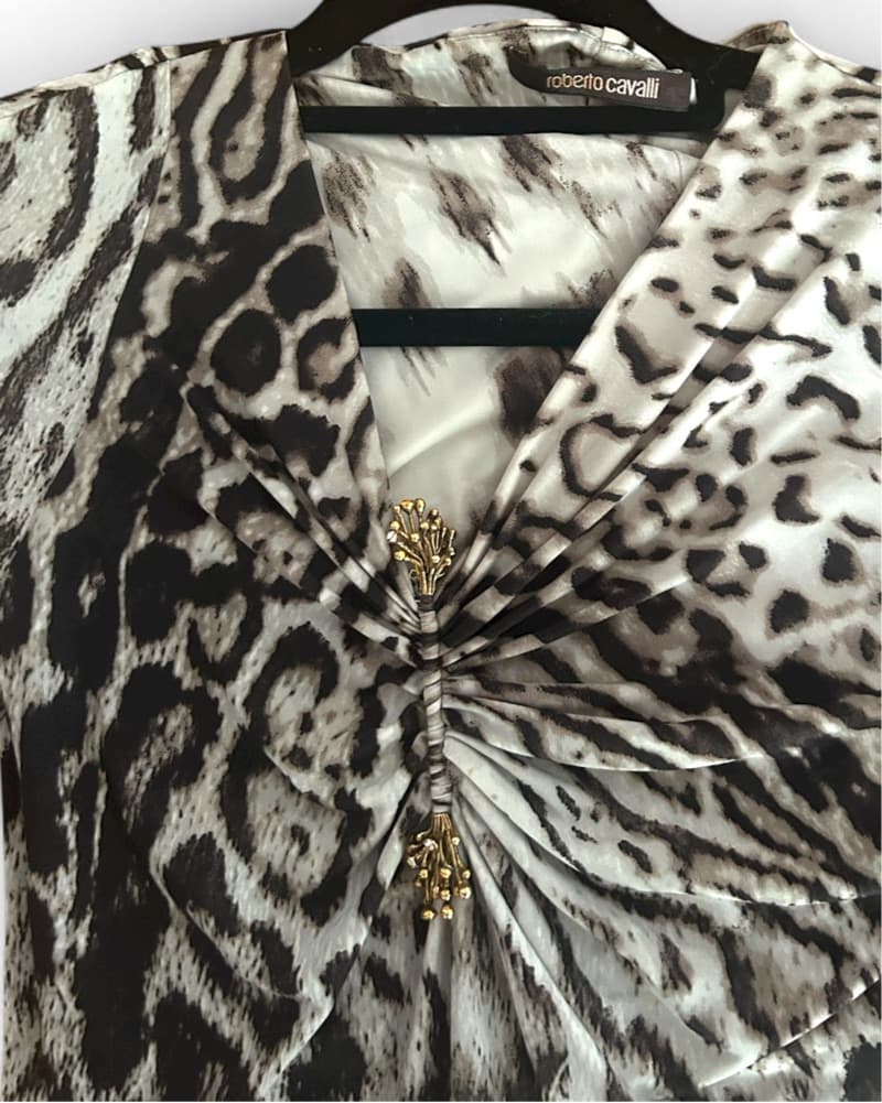 AUTHENTIC CAVALLI ANIMAL PRINT DRESS - Image 3